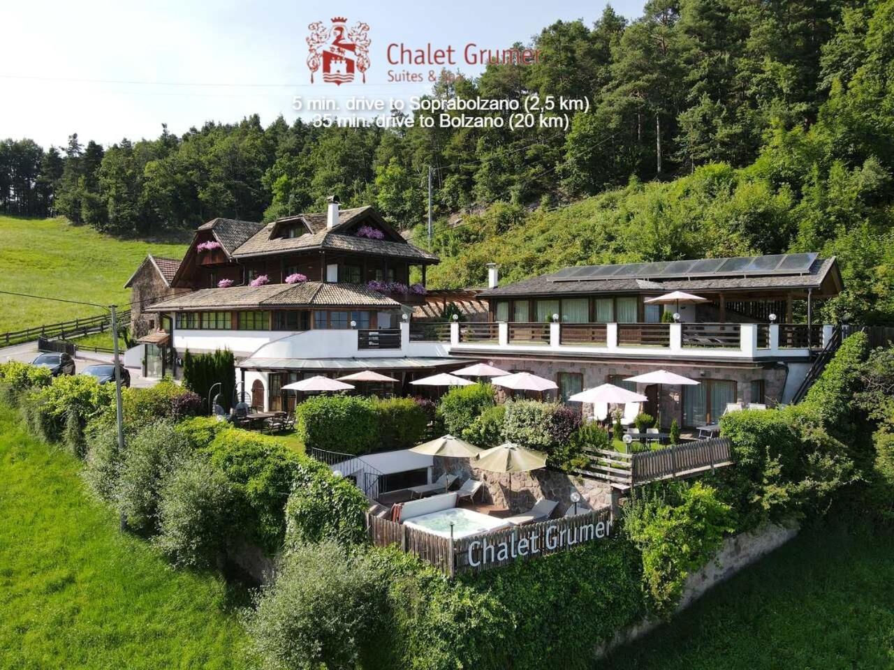 Chalet Grumer Suites&Spa Soprabolzano Ngoại thất bức ảnh