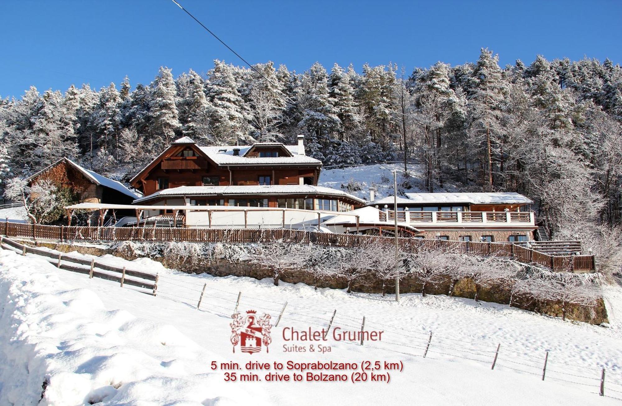Chalet Grumer Suites&Spa Soprabolzano Ngoại thất bức ảnh